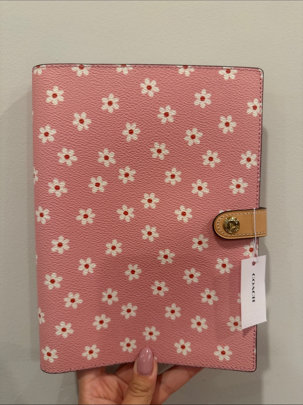 🎀COACH~Notebook With Floral Print